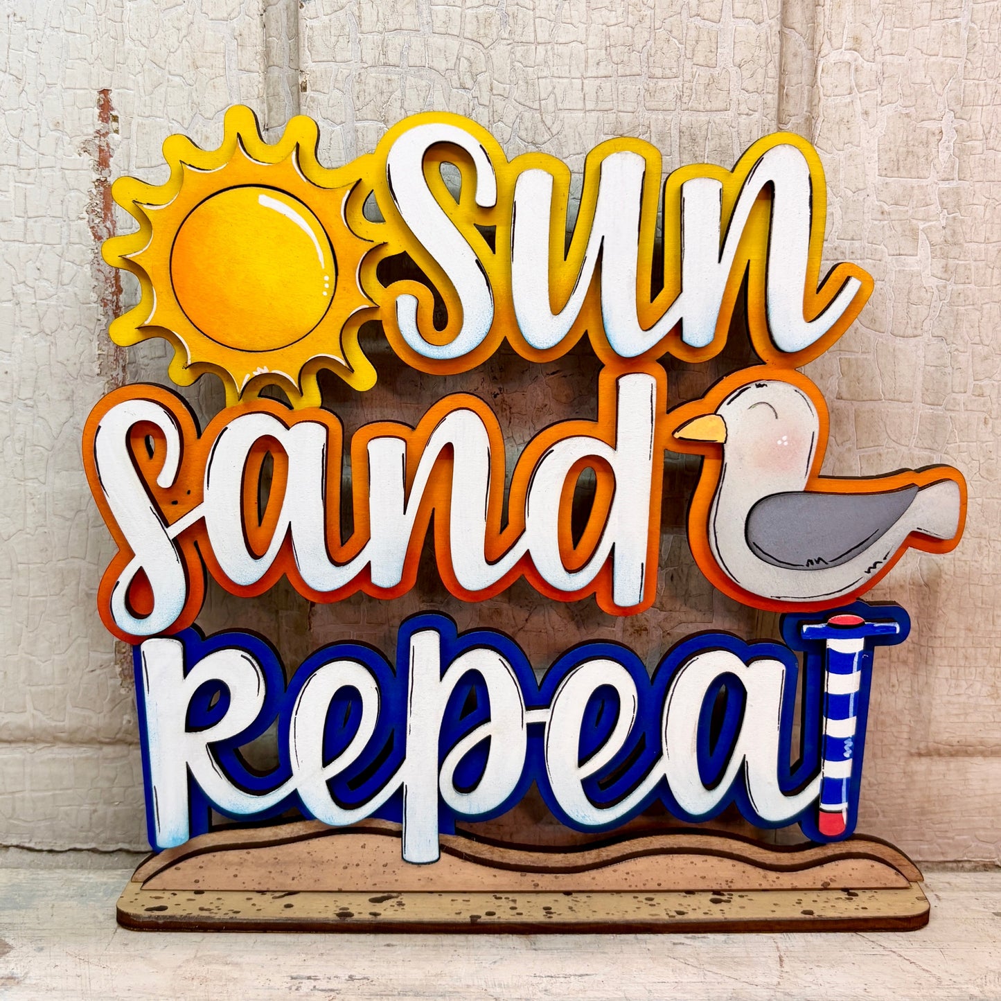 Sun Sand Repeat Shelf Sitter
