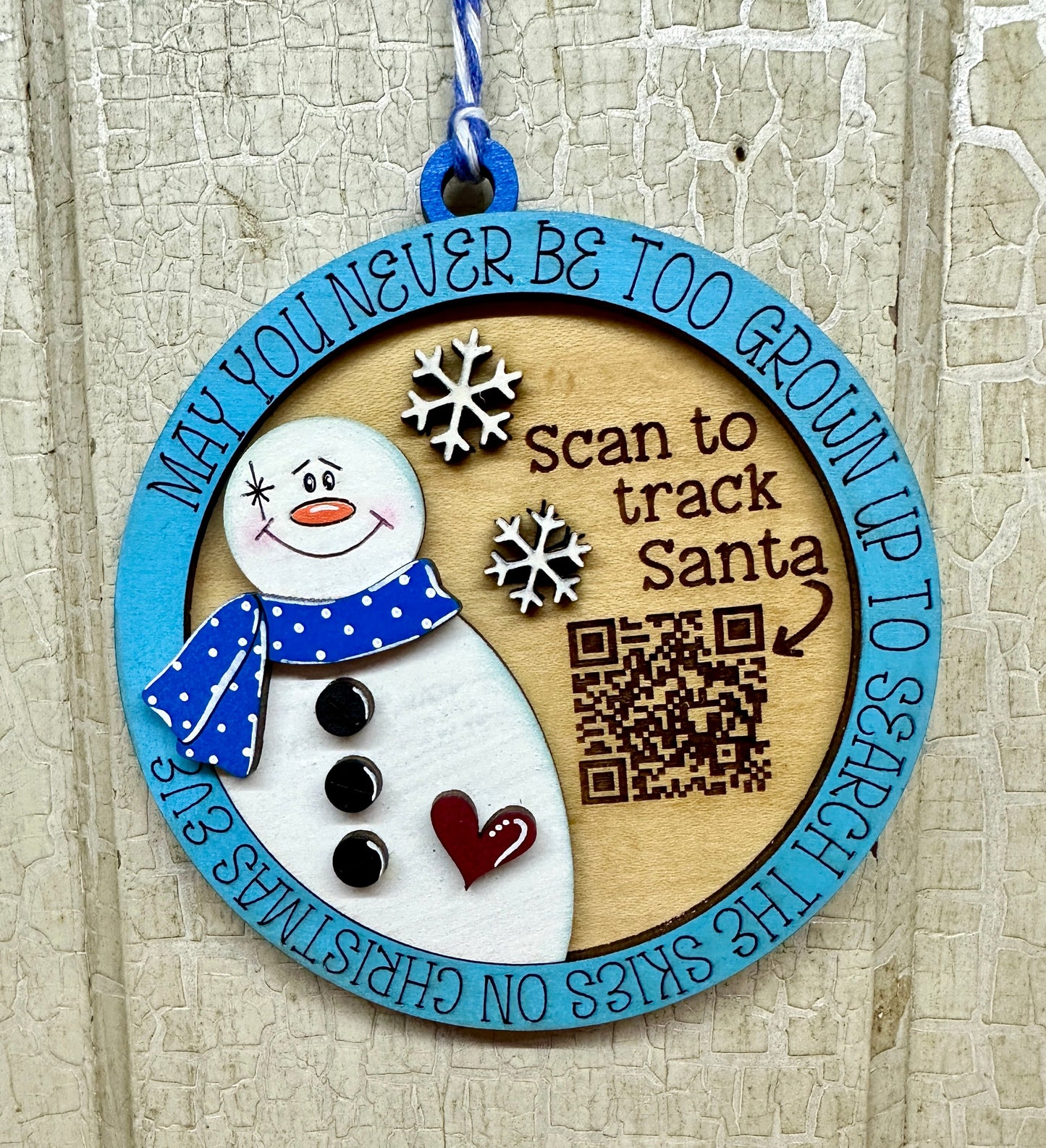 Christmas Tracker Ornaments
