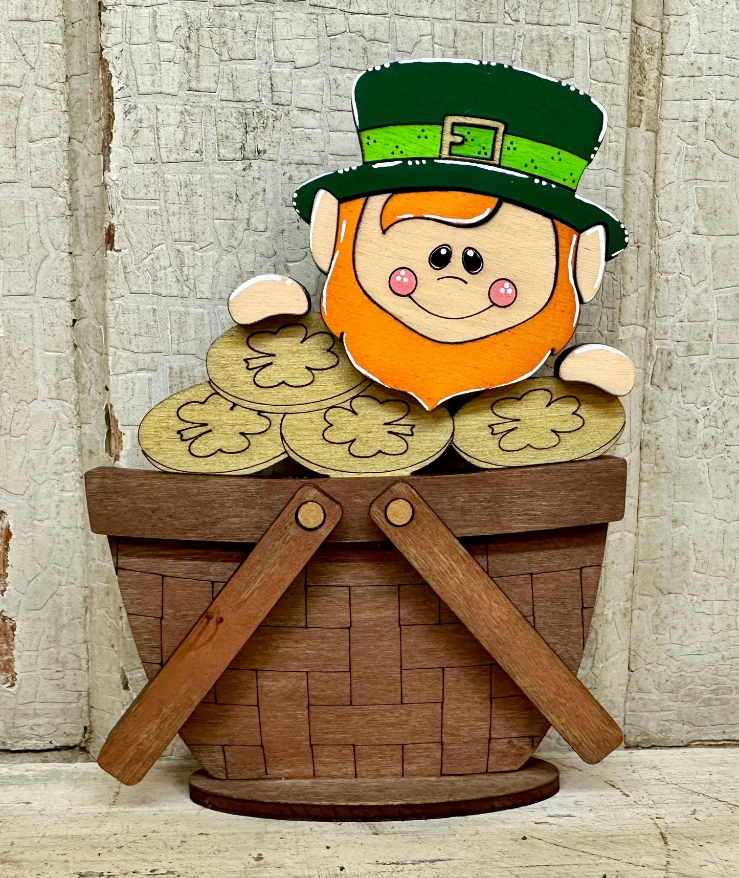 Valentine & St. Patrick's Day TINY Basket Inserts - Unpainted - 18 Designs
