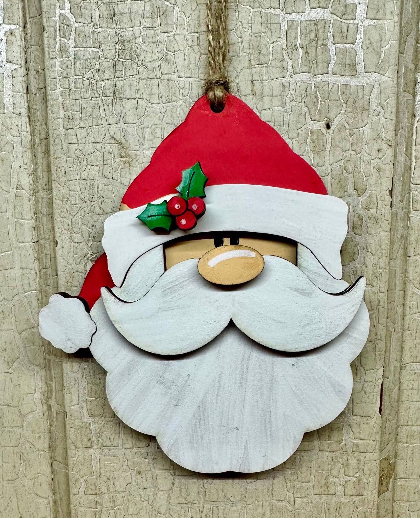 Jolly Santa Ornament