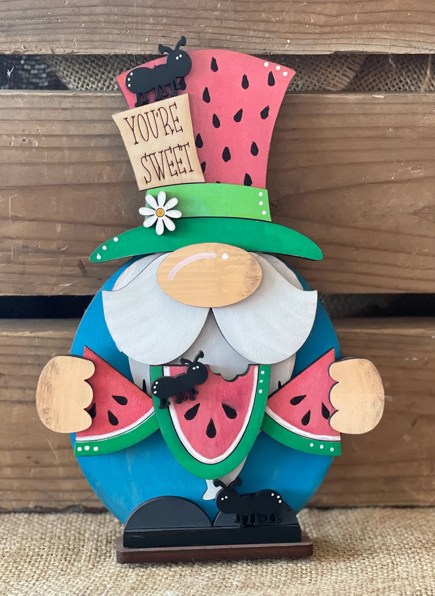 Watermelon Gnome - Shelf Sitter