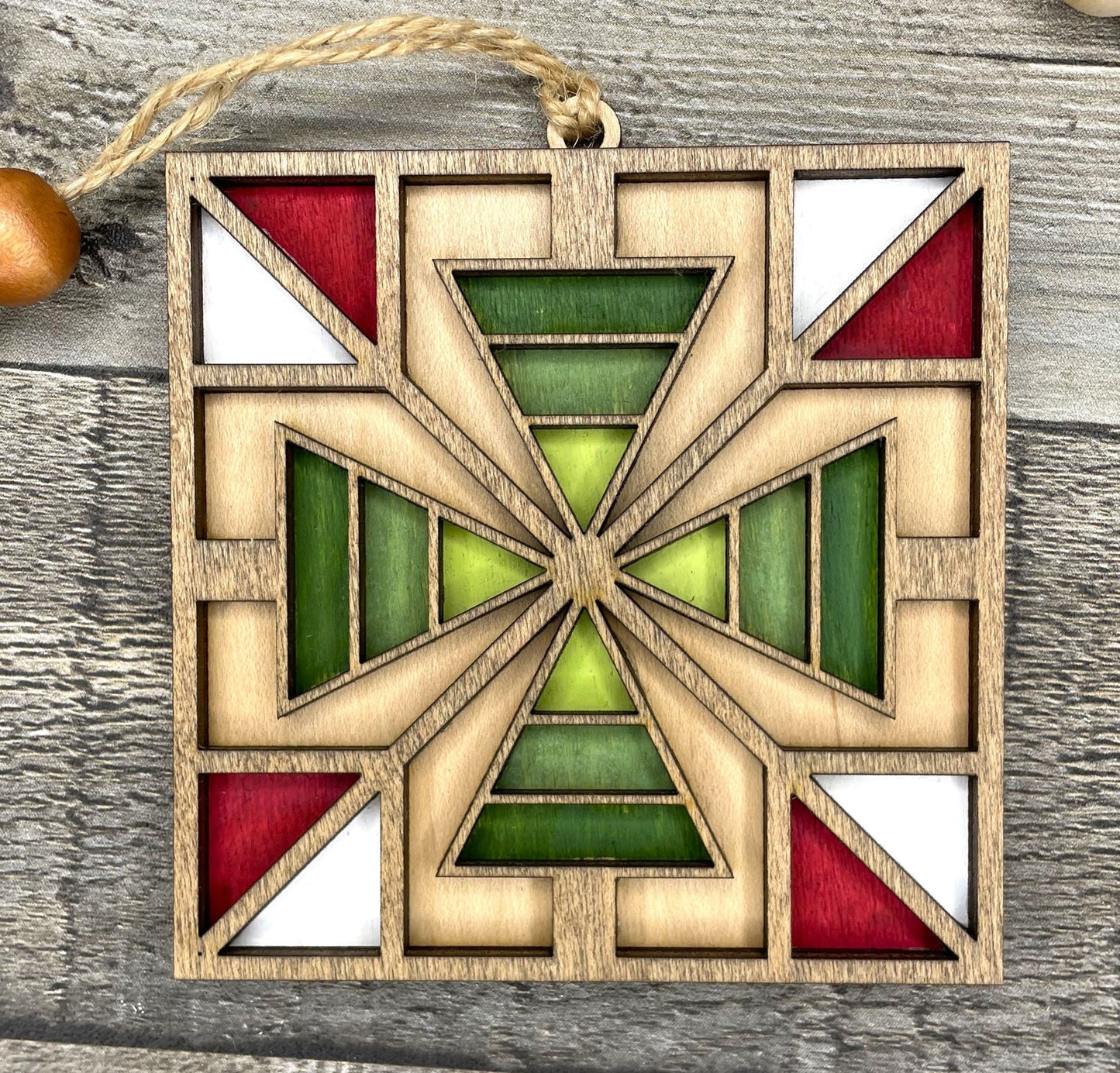 7 New Quilt Block Ornaments