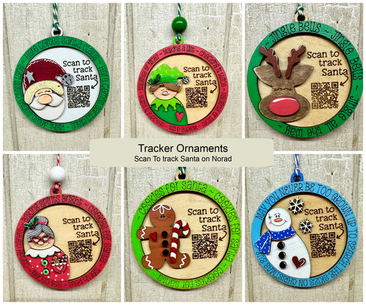 Christmas Tracker Ornaments