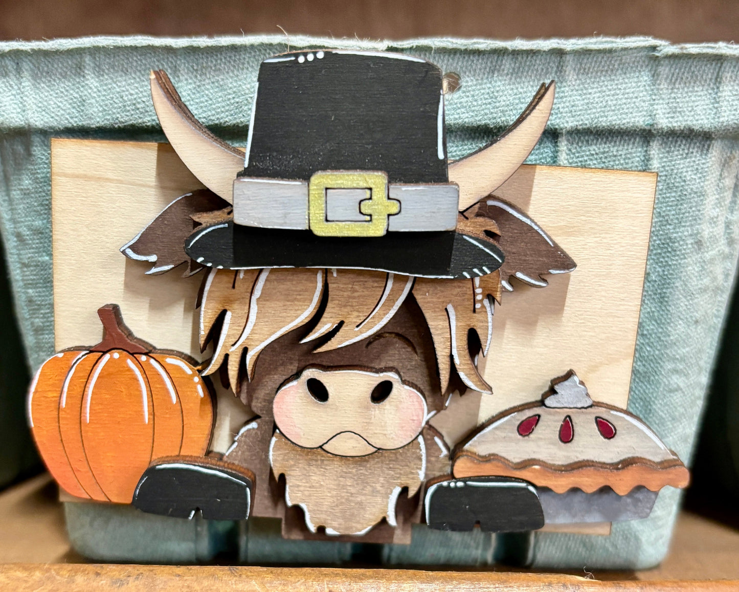 Fall, Halloween & Thanksgiving TINY Basket Inserts - Unpainted - 30 Designs