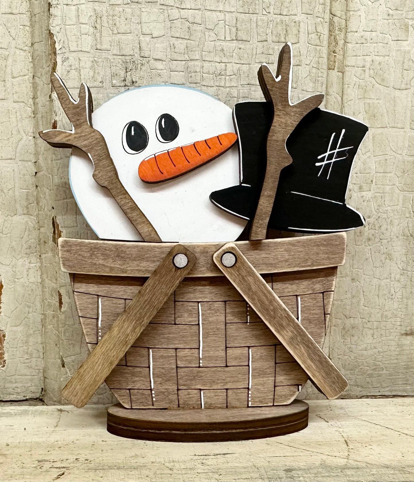 Christmas, Winter & New Year TINY Basket Inserts - Unpainted - 31 Designs
