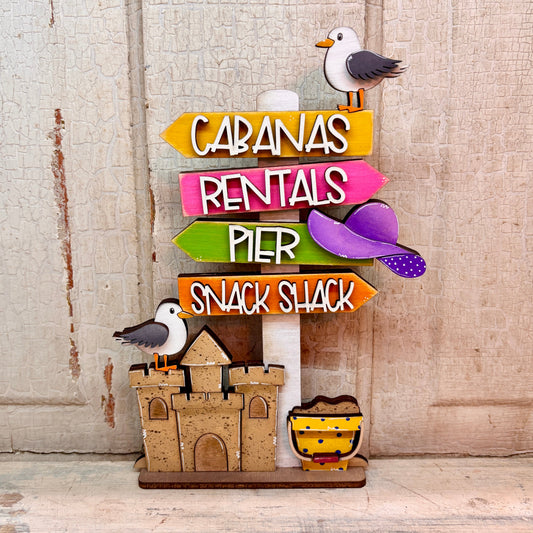 Beach Arrow Shelf Sitter