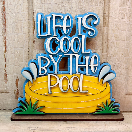 Cool By the Pool Shelf Sitter
