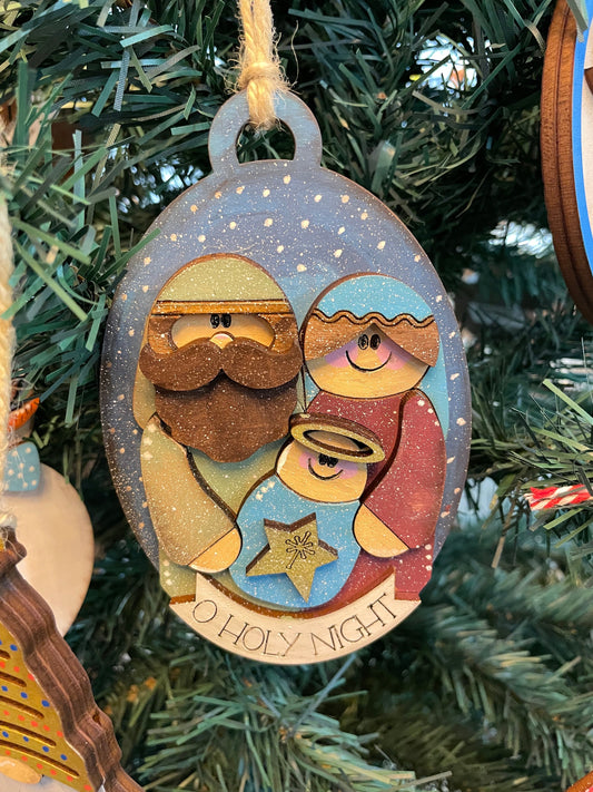 O Holy Night Nativity Ornament