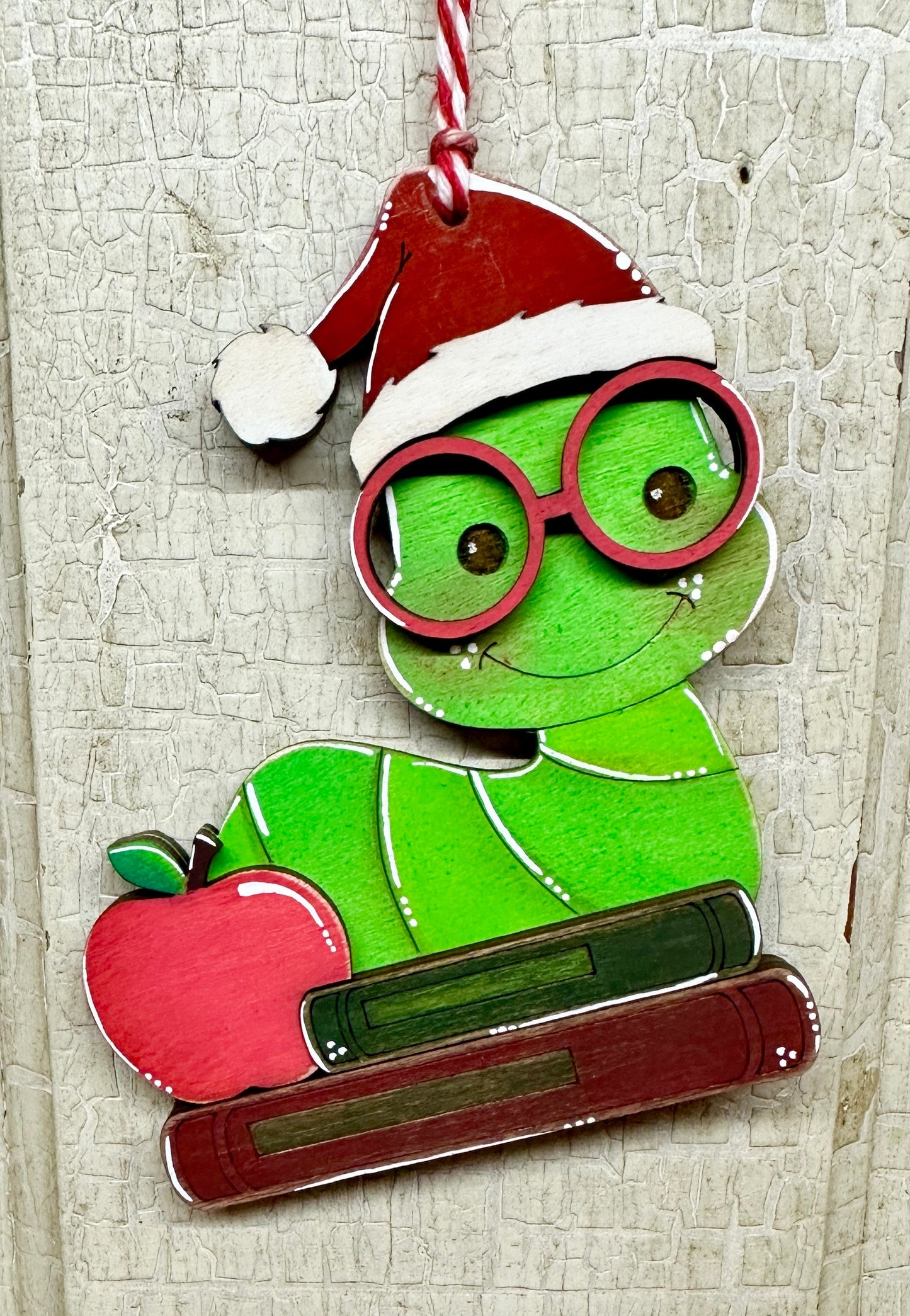 Book Worm Ornament