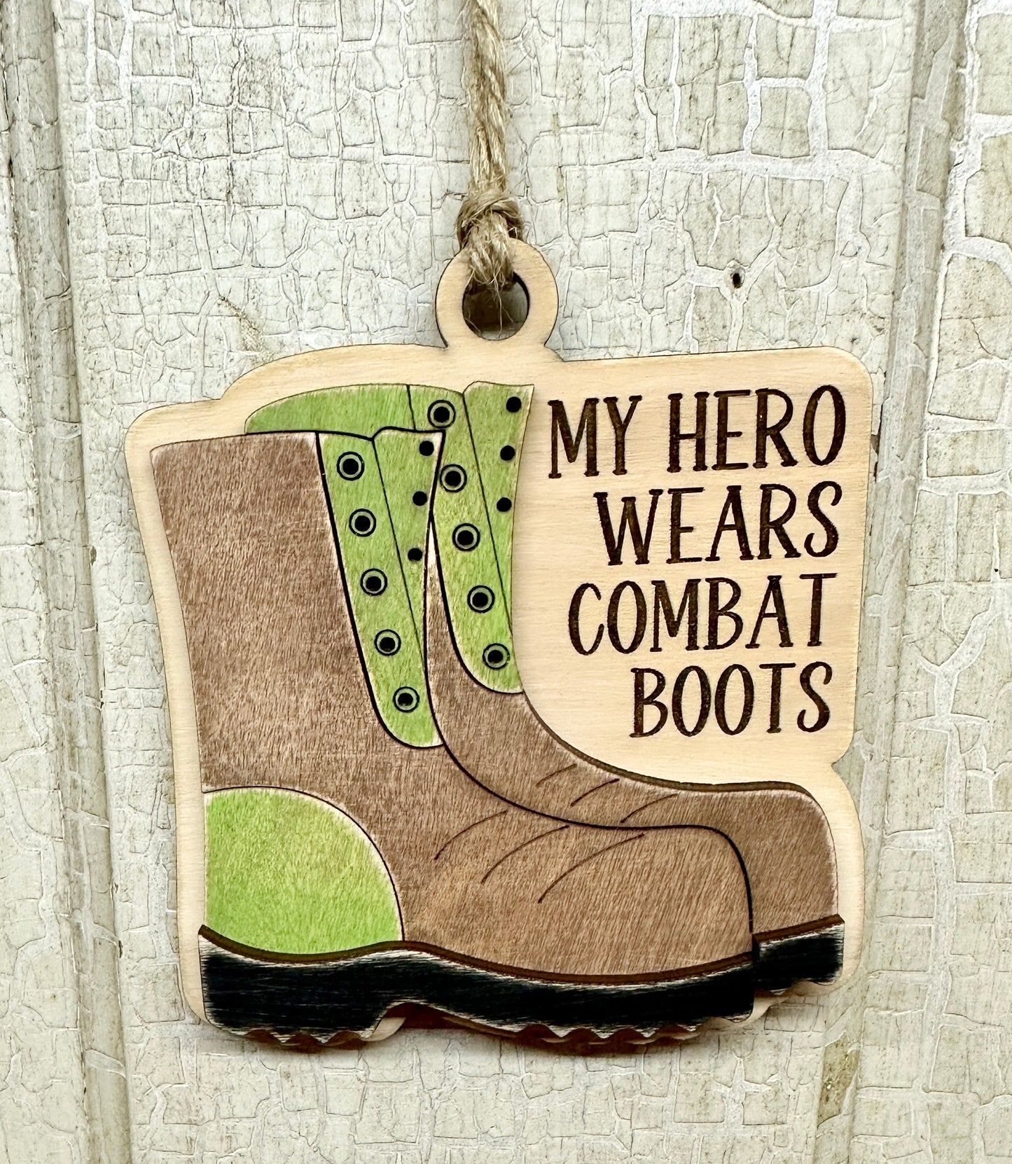 Military Combat Boots Ornament