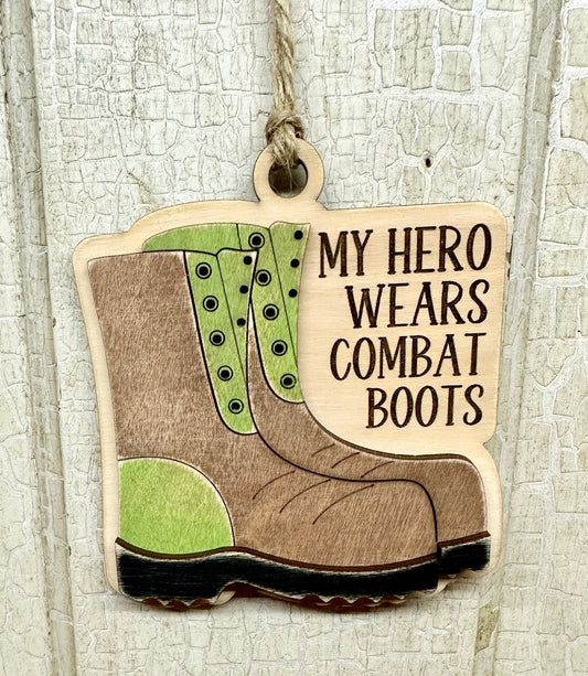 Military Combat Boots Ornament