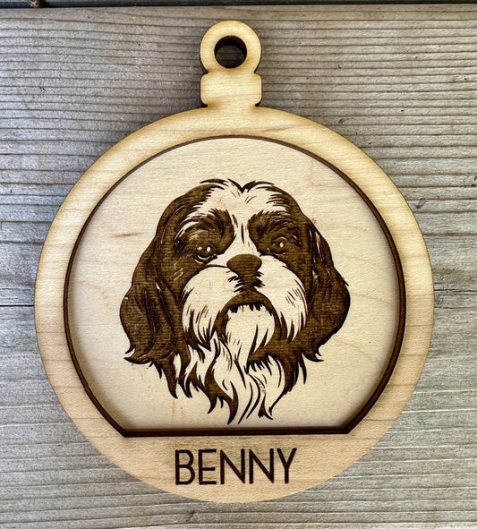 Personalized Dog Ornaments