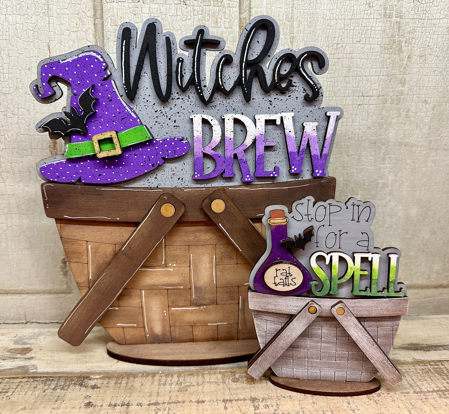 Fall, Halloween & Thanksgiving TINY Basket Inserts - Unpainted - 30 Designs
