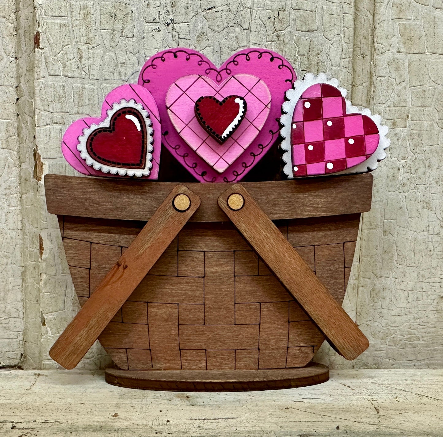 Valentine & St. Patrick's Day TINY Basket Inserts - Unpainted - 18 Designs