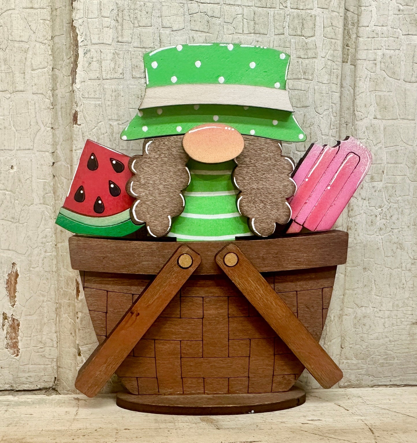 Summer, 4th of July & Cinco De Mayo  TINY Basket Inserts - Unpainted - 24 Designs