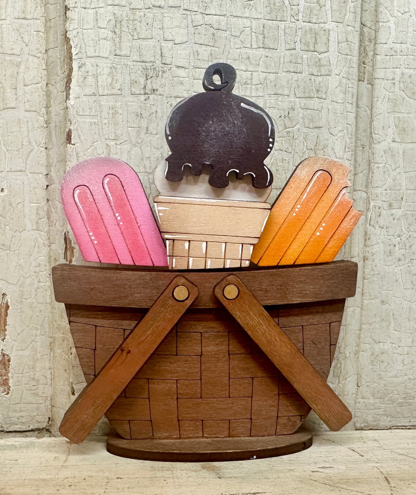 Summer, 4th of July & Cinco De Mayo  TINY Basket Inserts - Unpainted - 24 Designs
