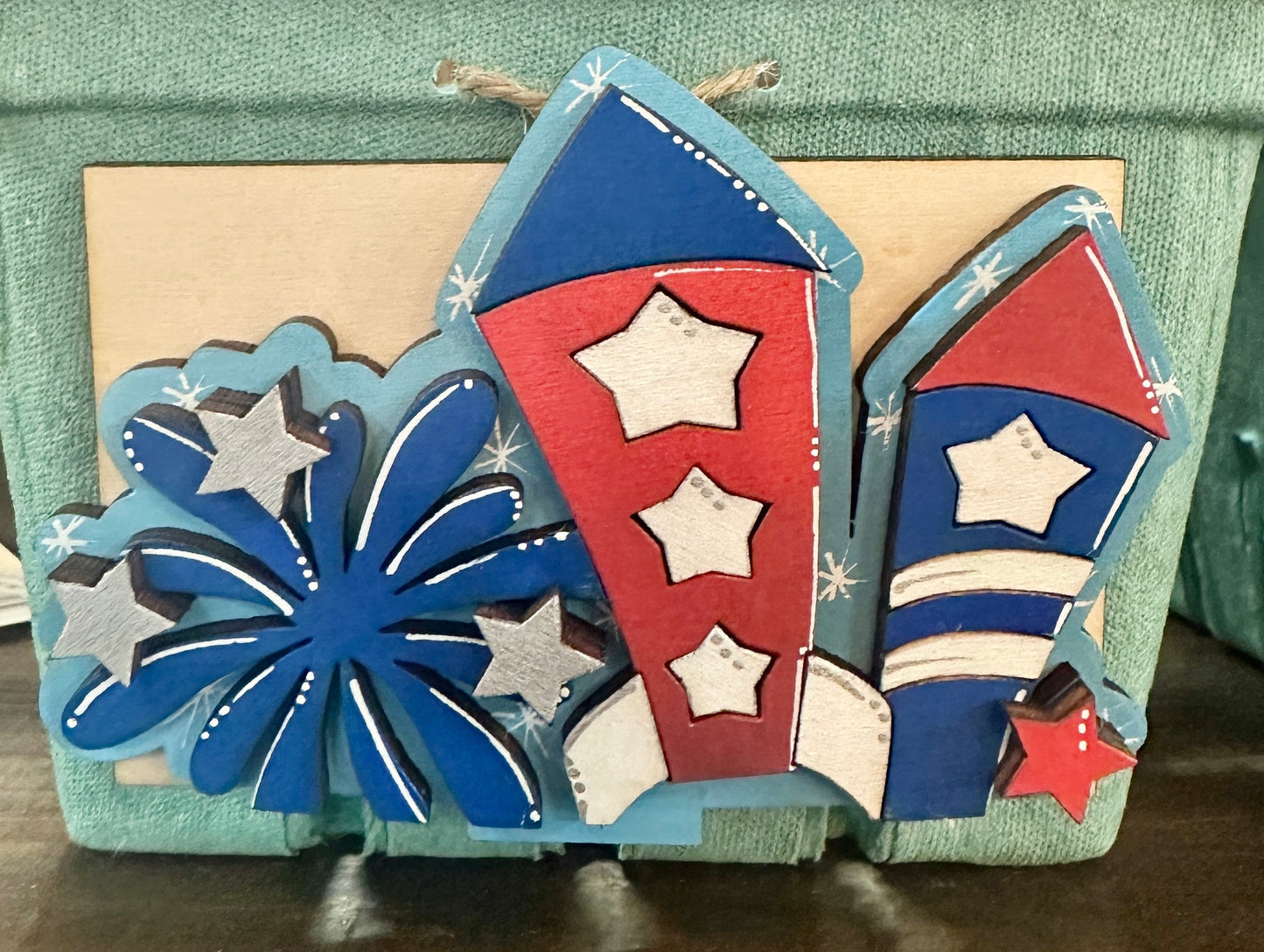 Summer, 4th of July & Cinco De Mayo  TINY Basket Inserts - Unpainted - 24 Designs