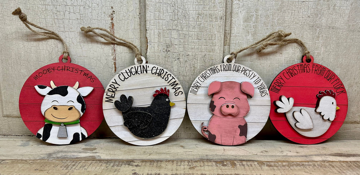 Farm Animal Ornament
