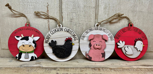 Farm Animal Ornament