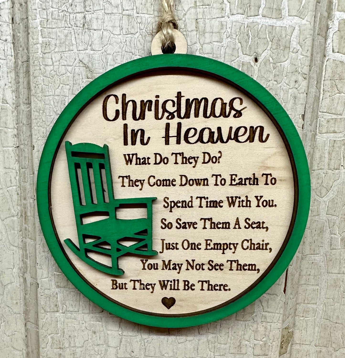 Christmas in Heaven Ornament
