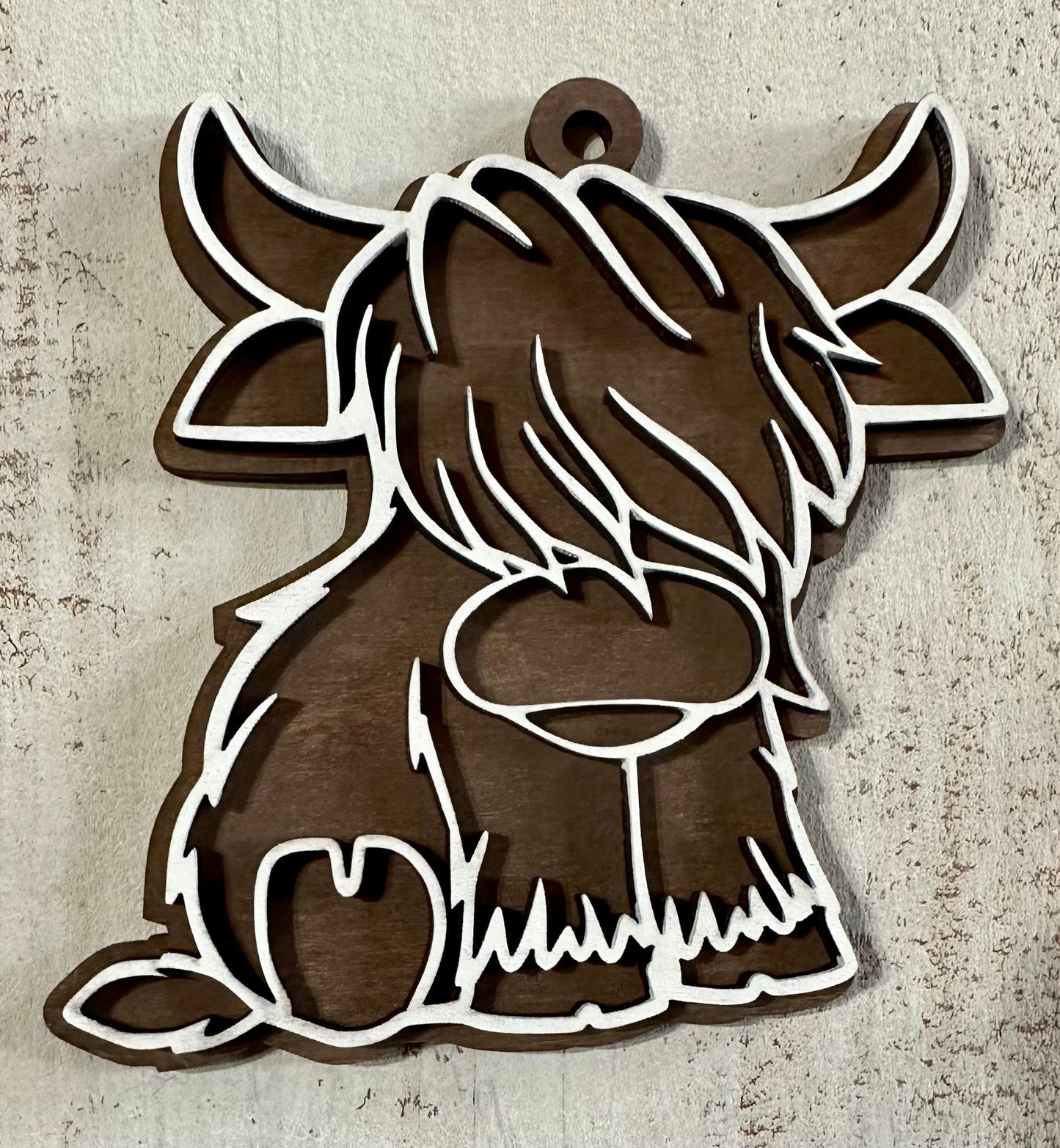 Highland Cow Ornament