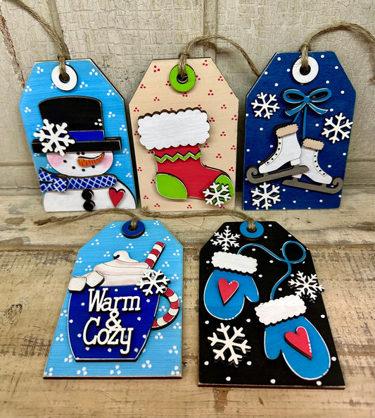 Christmas Winter Tag Ornament