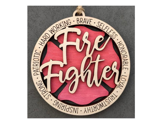 Fire Fighter Ornament